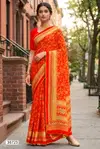 Rupanshi Vol 11 By Vallabhi Moss Georgette Printed Saree Exporters In India
